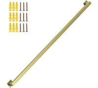 Acciaio galvanizzato in oro per interni ed esterni Ringhiera a parete antiscivolo con vite in metallo di sicurezza il 30 cm-600 cm opzioni di lunghezza per una maggiore stabilità