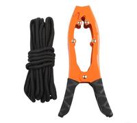 Acciaio galvanizzato per la pinza di presa dell'ancora del kayak con | Design rapido per l'implementazione, struttura in acciaio zincato, include corda, ideale per spostare i punti rapidamente