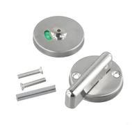 Acciaio impegnato Wc Bolt Libero Acciaio Bagno Privacy Porta Avere per Indicatore per Toilette Pubblico Toilette Partizione Plus Paratia Porte Blocco Rosso Verde Display Semplice