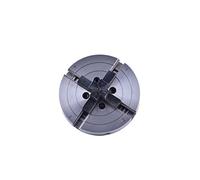 Acciaio in acciaio da 5 pollici / 125mm Lingaggio a 4 mascella auto-centramento Lavorazione del legno Tornello Chuck Accessori Filo 1 pollice 8TPI Foratura Fresatura