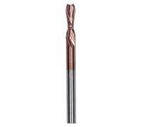 Acciaio in acciaio tungsteno Acciaio a doppio taglio a taglio in legno Strumento di intaglio per la lavorazione del legno per pezzi di router CNC atti a vari materiali in resina (3.175*3.175*8*40L)
