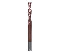 Acciaio in acciaio tungsteno Acciaio a doppio taglio a taglio in legno Strumento di intaglio per la lavorazione del legno per pezzi di router CNC atti a vari materiali in resina (3.175*3.175*12*40L)
