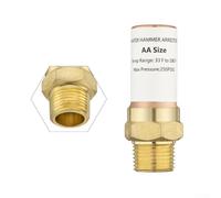 Acciaio inossidabile 1/2 NPT Water Hammer Arrestor per l'uso in applicazioni che necessitano di soppressione costante dell'onda d'urto (1PCS)