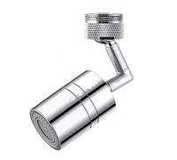 Acciaio inossidabile 1080 Rubinetto di rotazione universale Braccio robotico Estensione girevole in metallo Aeratore Lavello da cucina Ugello a spruzzo Ben Fatto(720 degree double)