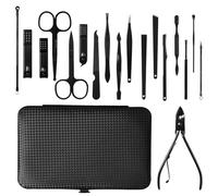 Acciaio inossidabile 18PCS Pedicure Cura Strumento Manicure Set con Pedicure Grooming Kit Caso per le Donne di Casa