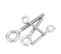 Acciaio inossidabile 304 M4 M5 M6 M8 M10 M12 M14 M16 M18 M20 M22 M24 Golfare di sollevamento Golfari Viti a occhiello Mano sinistra Bulloni a in acciaio(M8 5PCS)