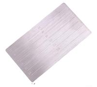 Acciaio inossidabile 304 per stampaggio piastra con modelli di caratteri cavi progettati per incisione mnemonica e impressioni ripetute accurate (B)