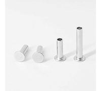 Acciaio inossidabile 304, testa piatta, ribattino semi-cavo, rivetto semi-cavo testa piatta-M6 * 10 (5)