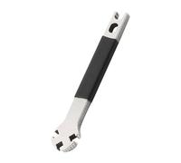 Acciaio inossidabile Chiave per raggi per bici Rimozione dei raggi Nippli Chiavi Ciclismo Biciclette Tensione Regolare Strumento di Riparazione Portatile Acciaio Inox Chiave per bici