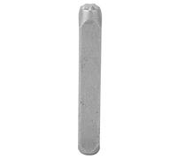 Acciaio inossidabile CR-V a forma di stella Stampo per punzonatura in metallo per gioielli in metallo pelle legno 6mm larghezza 2,5 '' Lunghezza