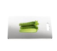 Acciaio inossidabile Cutting Board, doppio lato Chopping Board For Meat, Vegetables and Fruit, Forte Steel Cutting For Home Kitchen Cooking, Ideal For All Food Prep Tasks For Home Kitchen Kitchen