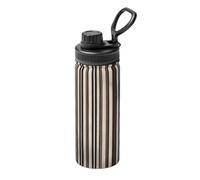 Acciaio inossidabile del bollitore isolato 18oz della stampa di stampa della banda di Brown per il viaggio di forma fisica di sport