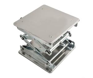 Acciaio inossidabile della piattaforma manuale dell'ascensore del laboratorio per il posizionamento delle stazioni di lavoro del laboratorio di biologia di chimica di fisica e delle attrezzature