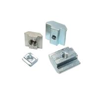 Acciaio inossidabile, filettatura a T, dado scorrevole con filettatura a T per profili in alluminio serie 20-45 con viti M3-M10, confezione da 100 pezzi (30-M3 (20 pz))