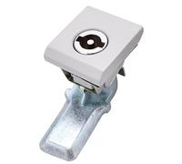 Acciaio inossidabile Hardware Testa Quadrata Rotazione Lingua Serratura per Armadio Porte 1Pcs (Plastica)