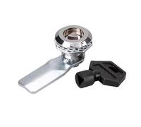 Acciaio inossidabile/in lega di zinco Cabinet Lock con chiave Rotante Lingua Triangolare Serrature 1Pcs(BH5Stainless Steel)