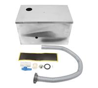 Acciaio inossidabile inossidabile intercettatore di rifiuti intercettore a 3 fasi Filtrazione cucina trappola per il ristorante