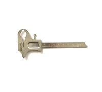 Acciaio inossidabile Iwanson Corona Calipers & Boley Vernier Calipers Righello Micrometro Strumenti Ortodontico Meausring Lab Instruments (da 0 a 10 cm)