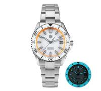 Acciaio inossidabile meccanico automatico luminoso pieno dell'orologio NH35 di immersione dello smalto di San Martin, V 2