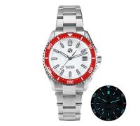 Acciaio inossidabile meccanico automatico luminoso pieno dell'orologio NH35 di immersione dello smalto di San Martin, V 3