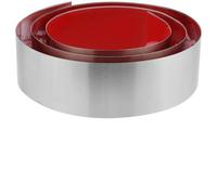 Acciaio Inossidabile Molding Trim Battiscopa For Porta,4" X 102"Acciaio Inox,Staccabile Appiccicoso,Modanatura Metallo Spazzolato,Protezione Muro Armadietto Della Cucina