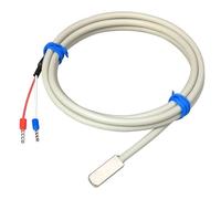 Acciaio inossidabile NTC/10K Tipo incollato Sensore di temperatura patch for misurazione superficiale Cavo 1-20 m Cavo a 2 fili Impermeabile e resistente all'olio(NTC 10K B3950 4m)