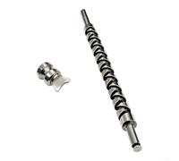 Acciaio inossidabile per albero a vite senza fine per Daiwa per Seaborg 500MJ Bobina Elettrica Sostituzione Pin Gear Assembly 71.9mm Lunghezza
