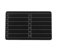 Acciaio Inossidabile Piastra Backup Seed, per 24 Parole | Portatile per Viaggio e Casa, Superficie Antigraffio, Incisione Precisa, Colore Nero