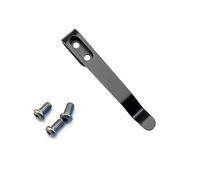 Acciaio inossidabile pieghevole Cutter Back Clip Fare Accessori Tasca Vita Morsetto Strumento Parti con 3pcs Viti Montaggio