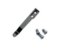 Acciaio inossidabile Pieghevole Cutter Clip Posteriore Fare Accessori Tasca Vita Morsetto Cutter Tool Parts con 3pcs Viti