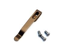 Acciaio inossidabile Pieghevole Cutter Clip Posteriore Fare Accessori Tasca Vita Morsetto Strumento Parti con 3pcs Viti Portatile Storage