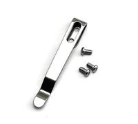 Acciaio inossidabile Pieghevole Cutter Clip Posteriore Fare Accessori Tasca Vita Morsetto Strumento Parti con 3pcs Viti Portatile Storage