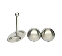 Acciaio inossidabile Sali Peppers Shaker Set bottiglia di spezie da cucina con supporto base per cucinare la quantità di cucina