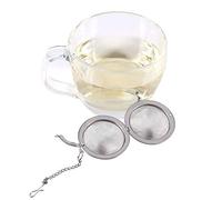 Acciaio inossidabile simpatico tè infusore per filtro a foglie di tè diffusore per la zuppa di tè condimento cucina soggiorno ufficio mini pratico (5,5 cm)