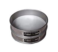acciaio inossidabile standard di laboratorio set, Setaccio for prove di laboratorio standard da 20 cm, maglia 1-1000, acciaio inossidabile 304(250-300 Mesh)