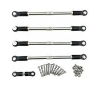 Acciaio inossidabile Sterzo Tirante Tenditori Aggiornamento Set per 1/8 6S Kraton Notorious Outcast e 1/7 FIRETEAM Big Rock RC Car