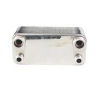 Acciaio Inossidabile SUS 304 Del Dispositivo Di Raffreddamento Refriratore Mosto Birra O Scambiatore Calore 24 Piastre For Il A Fatta In Casa Costruzione robusta(3l4 Inch BSPT)