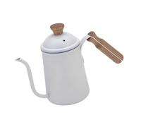 Acciaio inossidabile versa sopra il bollitore 650 ml caffettiere a collo d'oca lungo pentole da caffè strumento da cucina facile da pulire pentola per birra a mano gocciolante pentola per acqua calda