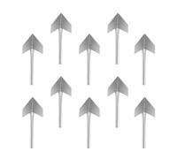 Acciaio Inox Argento Frattone 10 Pezzi per Angoli