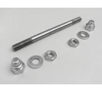 Acciaio Inox Asse Anteriore & Dado Mozzo Kit Rondella Per Lambretta Gp-li-Sx-Tv