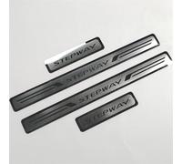 Acciaio Inox Battitacco per Auto Sticker Protezione Davanzale Della Porta Protezione Antigraffio Soglia Styling per Dacia Sandero 2 Stepway Stainless 2013-2023, 4 Pezzi