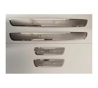 Acciaio Inox Battitacco per Auto Sticker Protezione Davanzale Della Porta Protezione Antigraffio Soglia Styling per Kia Picanto 2017-2022 2023 2024, 4 Pezzi
