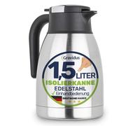 Acciaio Inox Caraffa Termica 1,5 Litri Con Einhandbedienung