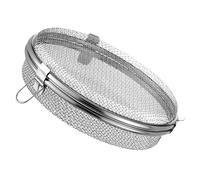 Acciaio Inox Cestello Lavastoviglie Rotondo, Argento | Rete Fine Robusta, Capienza Grande per Posate e Stoviglie, Finitura Liscia per Uso Domestico