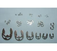 Acciaio Inox Clip di Esterne e C Gancetto a DIN6799 Gamma Completa 1.2mm-12mm