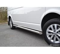 Acciaio Inox Cromo Barre Laterali Per volkswagen transporter T6 Lwb 2015-2019