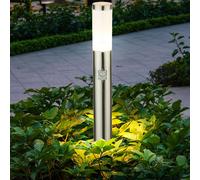 Acciaio Inox Esterno Steh Supporto Lampada Sensore Luci Illuminazione Giardino [EEK: Non valutato]