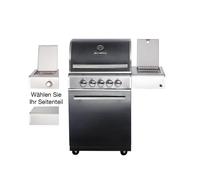 Acciaio Inox Grill a Gas Modular-Top-Line-All' Grill ' Chef " M " Nero Edizione