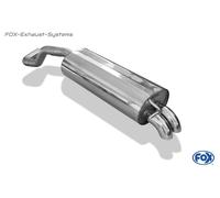 Acciaio Inox Impianto Completo Racing Da Gatto. Skoda Rapido Spaceback 2x55mm