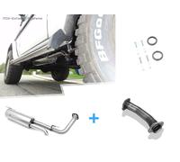 Acciaio Inox Impianto Completo Racing da Kat Mercedes Classe G W463 Da 1997